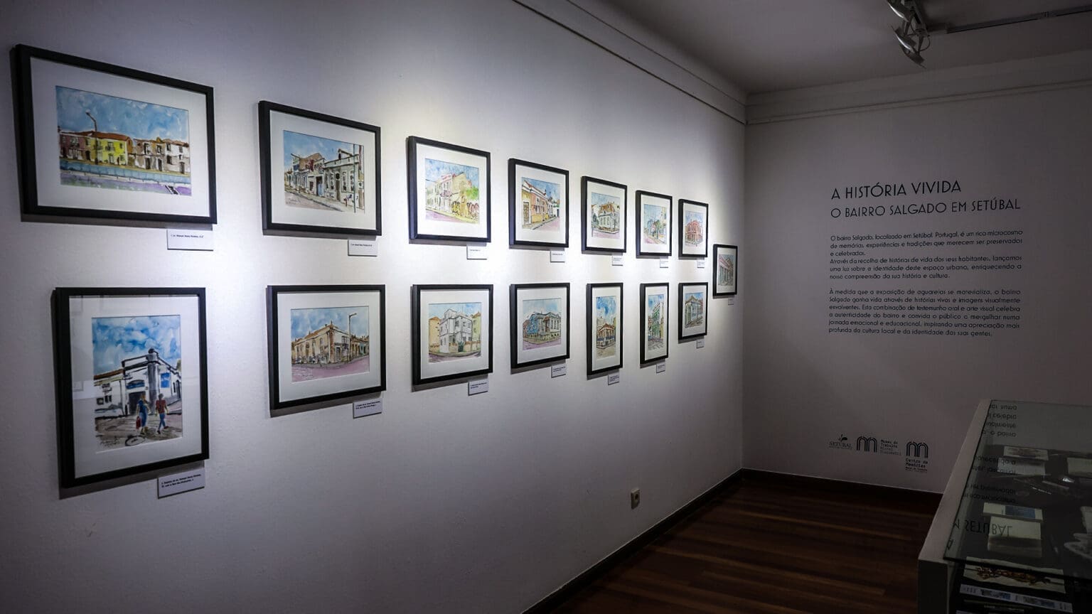 Exposição “Bairro Salgado – Do Bairro ao Museu” apresenta trinta aguarelas de Madureira Pais