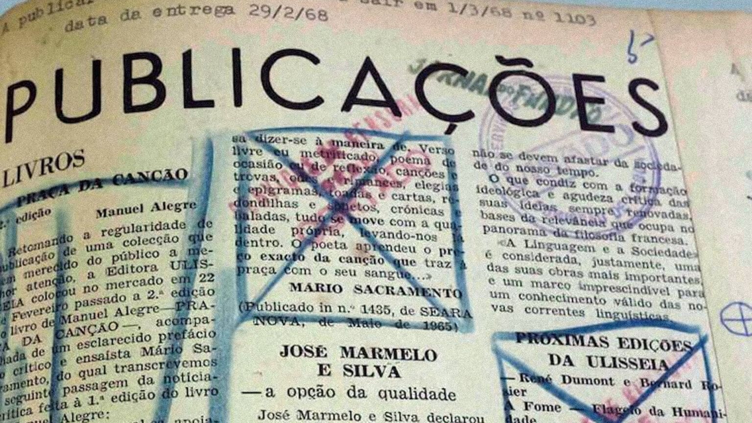 Exposição “E Se Hoje Ainda Há ‘Lápis Azul’?” na Oficina de Artes Manuel Cargaleiro