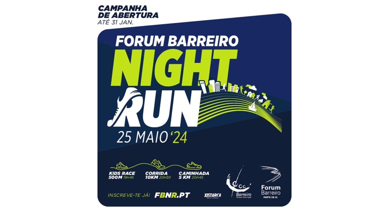 Fórum Barreiro Night Run 2024: A Corrida Noturna Imperdível